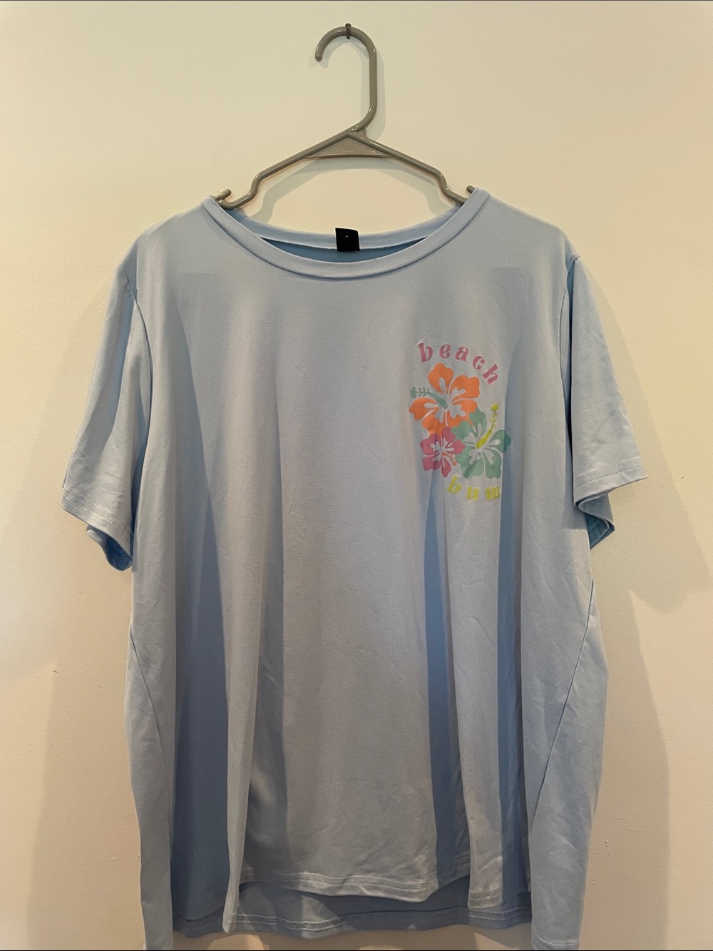 Light Blue Graphic T-Shirt